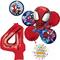 Spidey and Friends Birthday 8-Piece Foil Balloon Bouquet